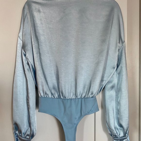 Lovers + Friends Romi Bodysuit in Blue - Picture 7 of 7